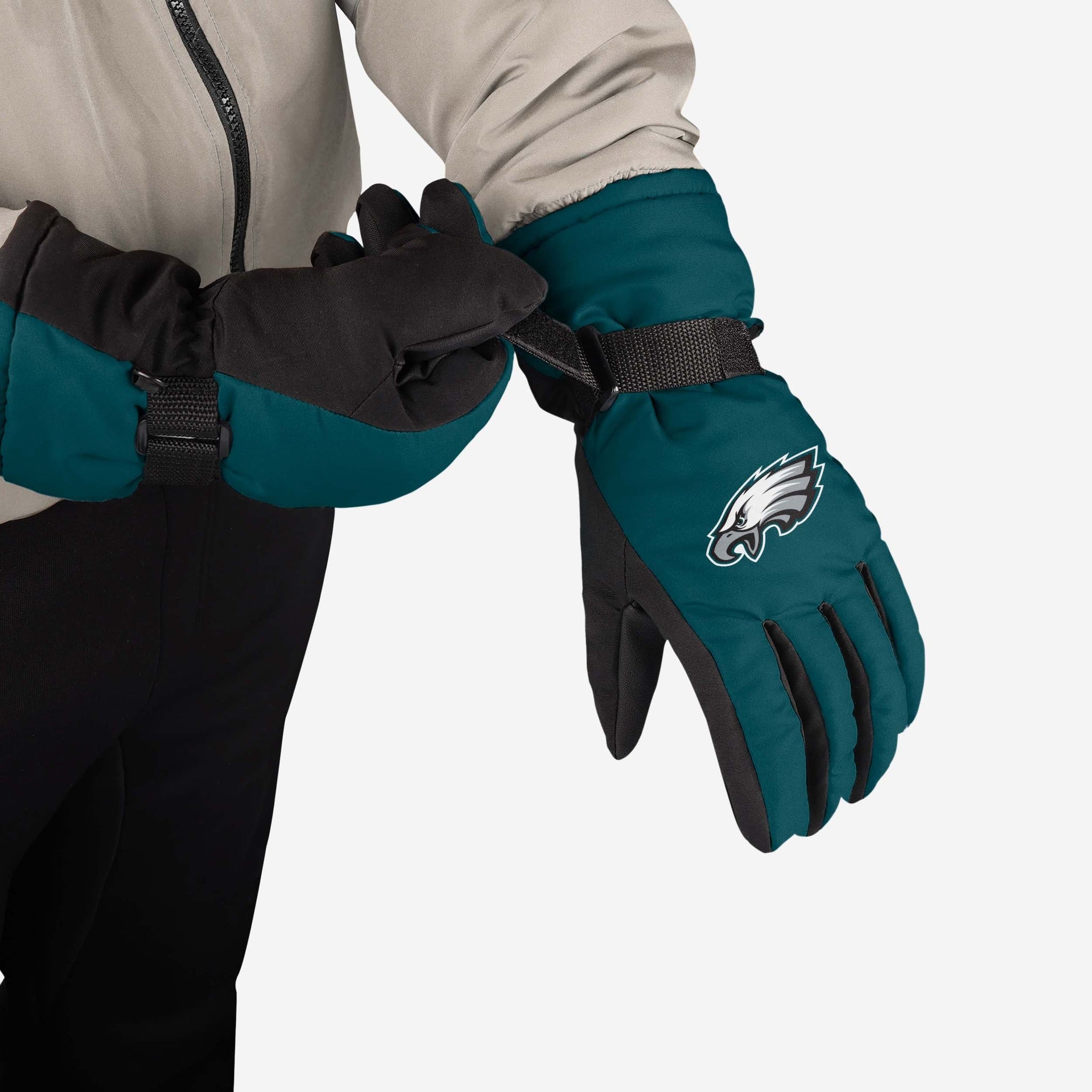 Philadelphia Eagles Big Logo Insulated Gloves FOCO