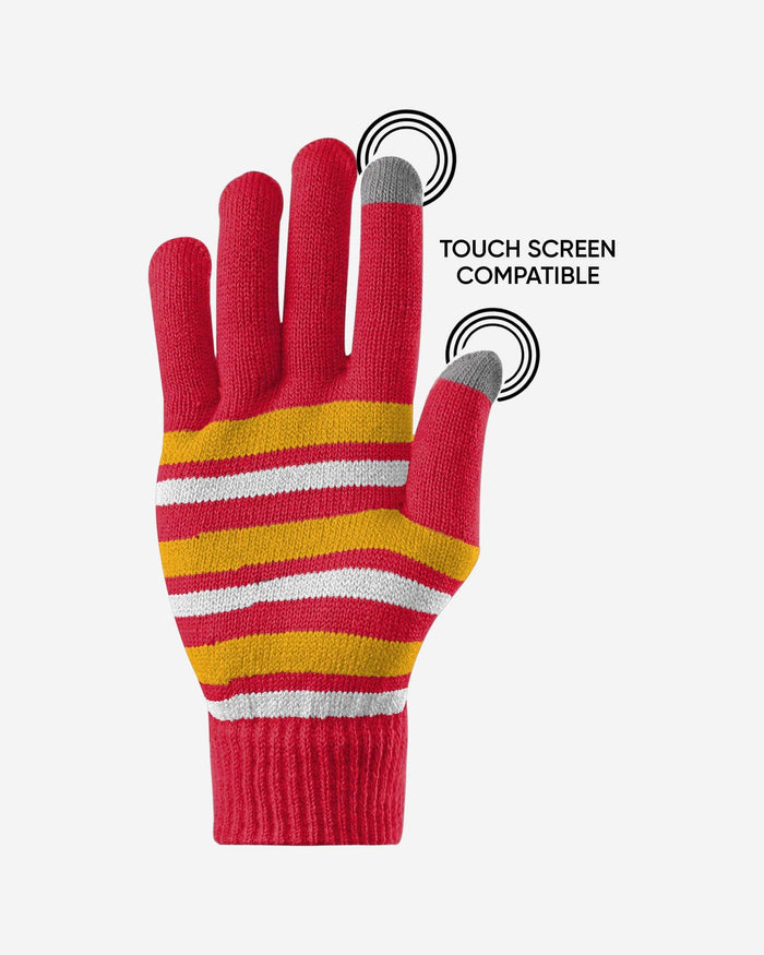 Kansas City Chiefs Super Bowl LVIII Champions Stretch Gloves FOCO - FOCO.com