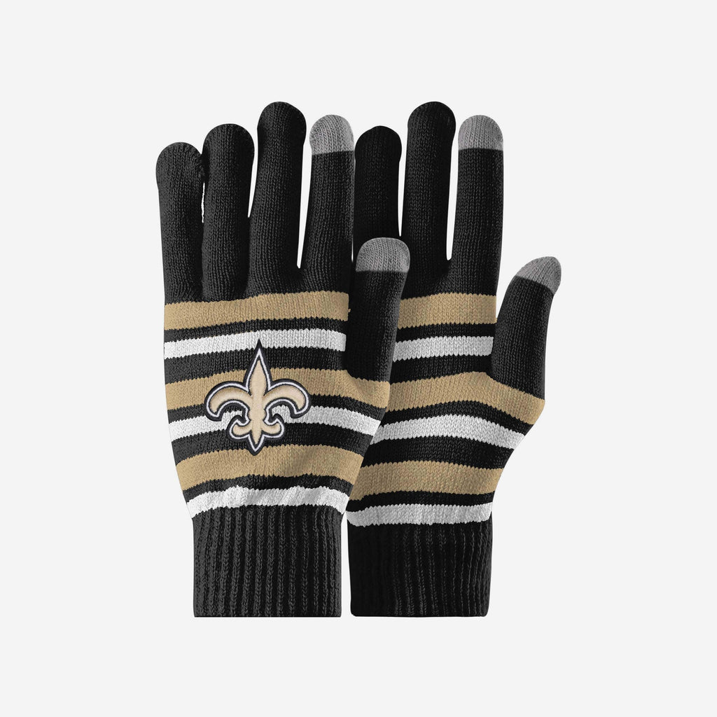 New Orleans Saints Stretch Gloves FOCO - FOCO.com