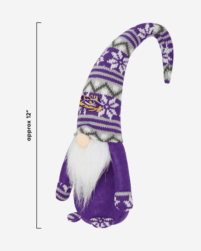 LSU Tigers Bent Hat Plush Gnome FOCO - FOCO.com