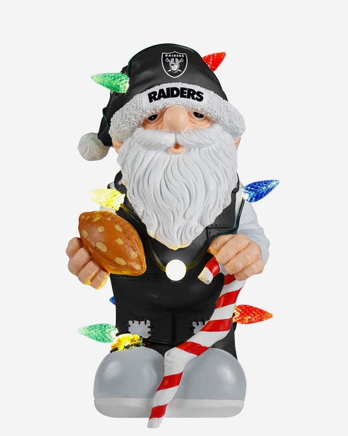 Las Vegas Raiders Light Up Holiday Gnome FOCO - FOCO.com