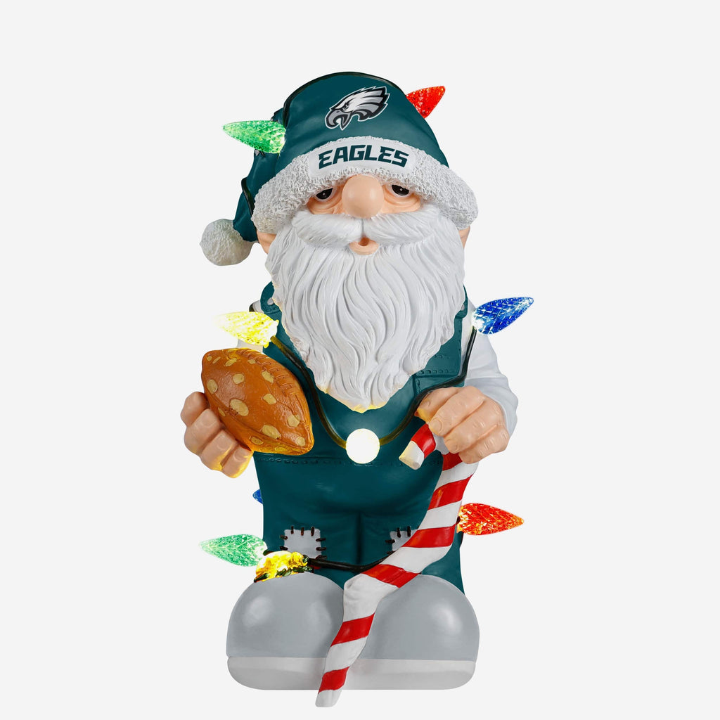 Philadelphia Eagles Light Up Holiday Gnome FOCO - FOCO.com