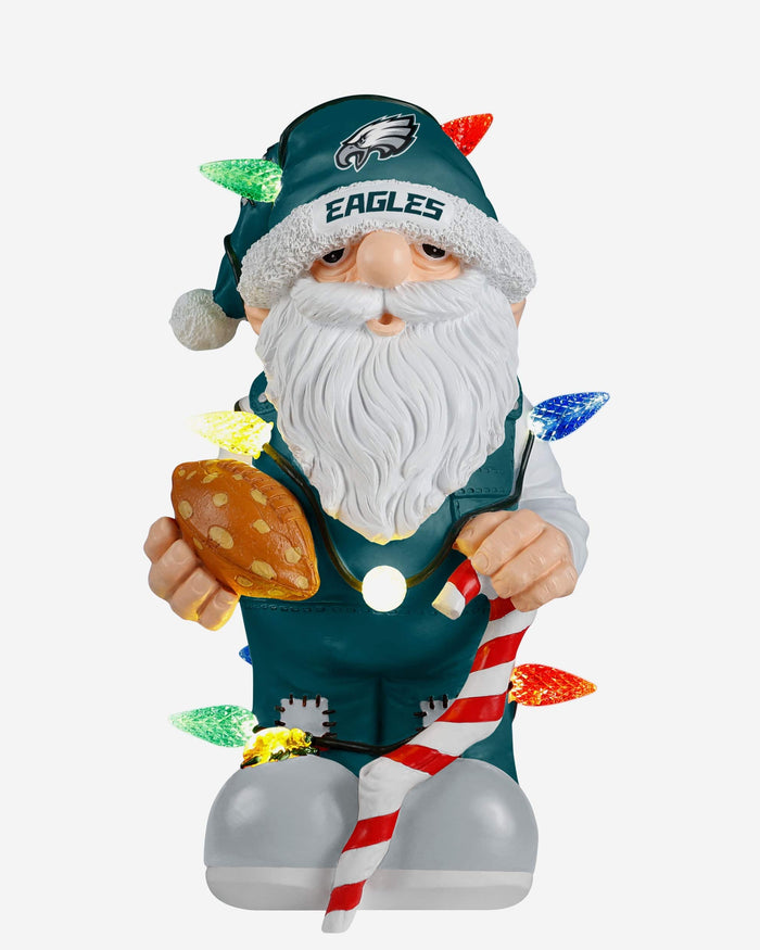 Philadelphia Eagles Light Up Holiday Gnome FOCO - FOCO.com