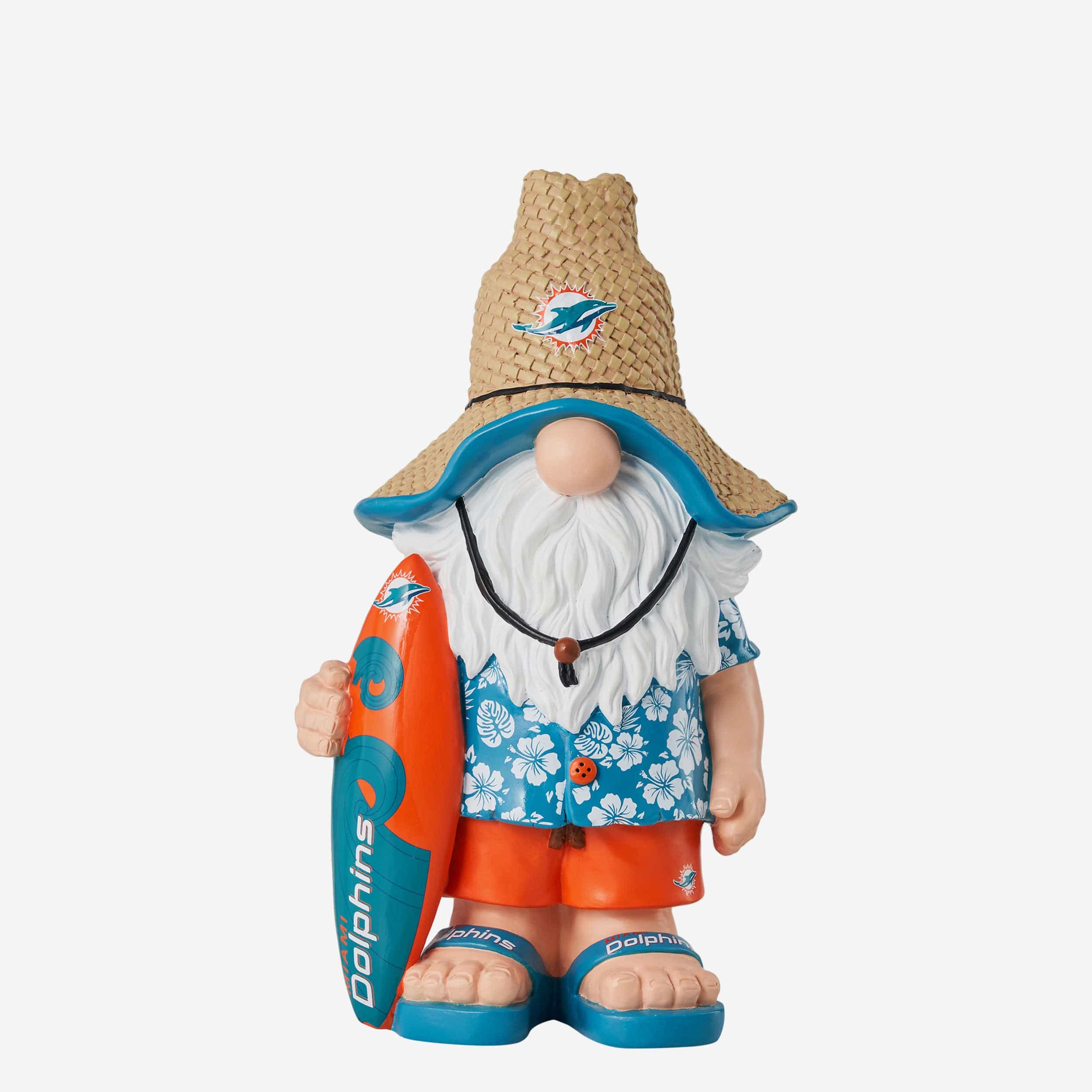 Miami Dolphins NFL Cute Gnome Christmas Ornament Custom Name