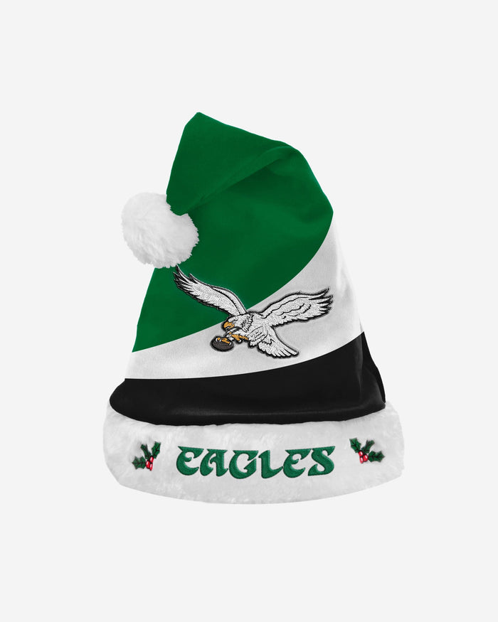Philadelphia Eagles Kelly Green Santa Hat