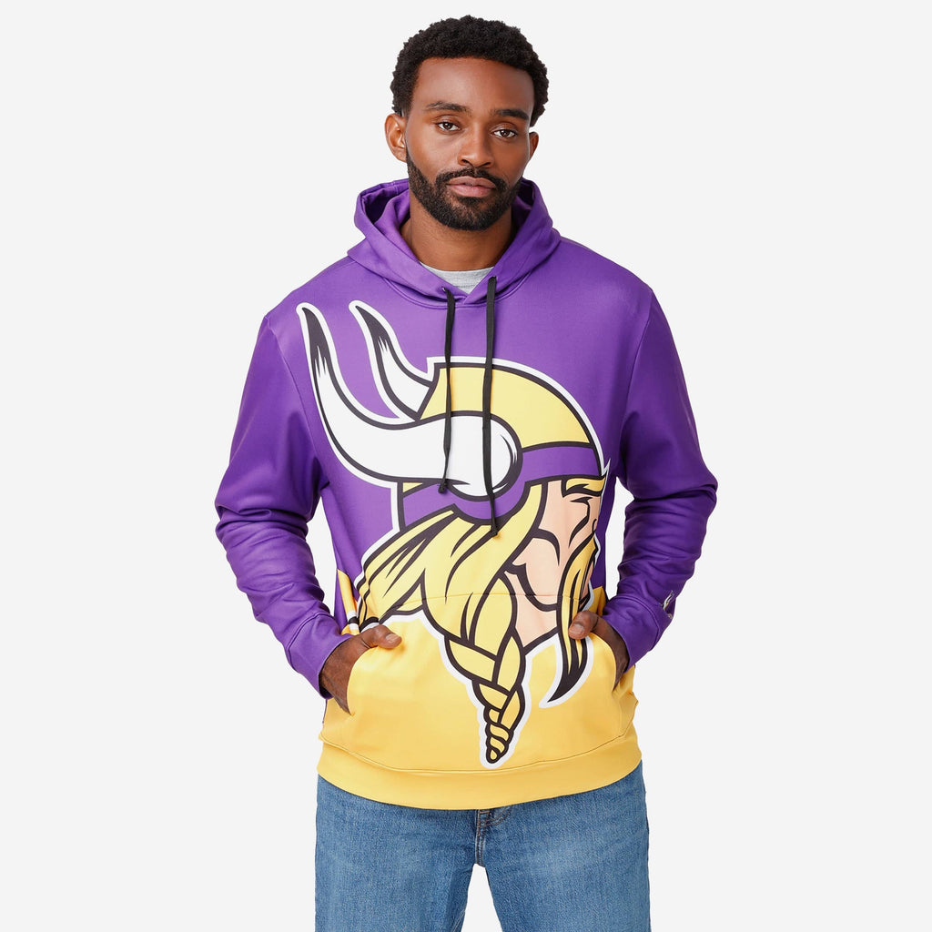 Minnesota Vikings Bold Logo Hoodie FOCO S - FOCO.com