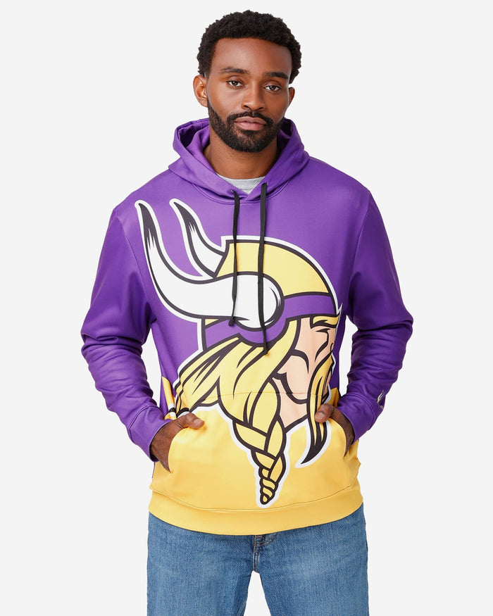 Black hoodie Bulls and Lakers purple trendy hoodie for men
