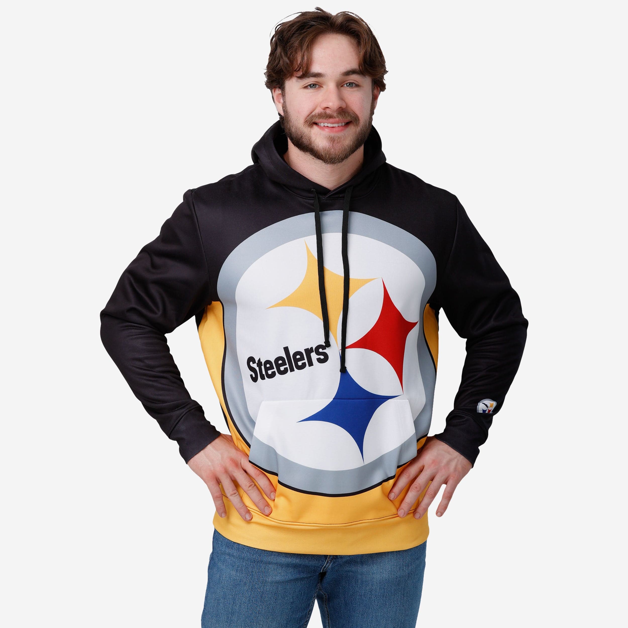 Pittsburgh Steelers Reversible Colorblock Hoodeez FOCO