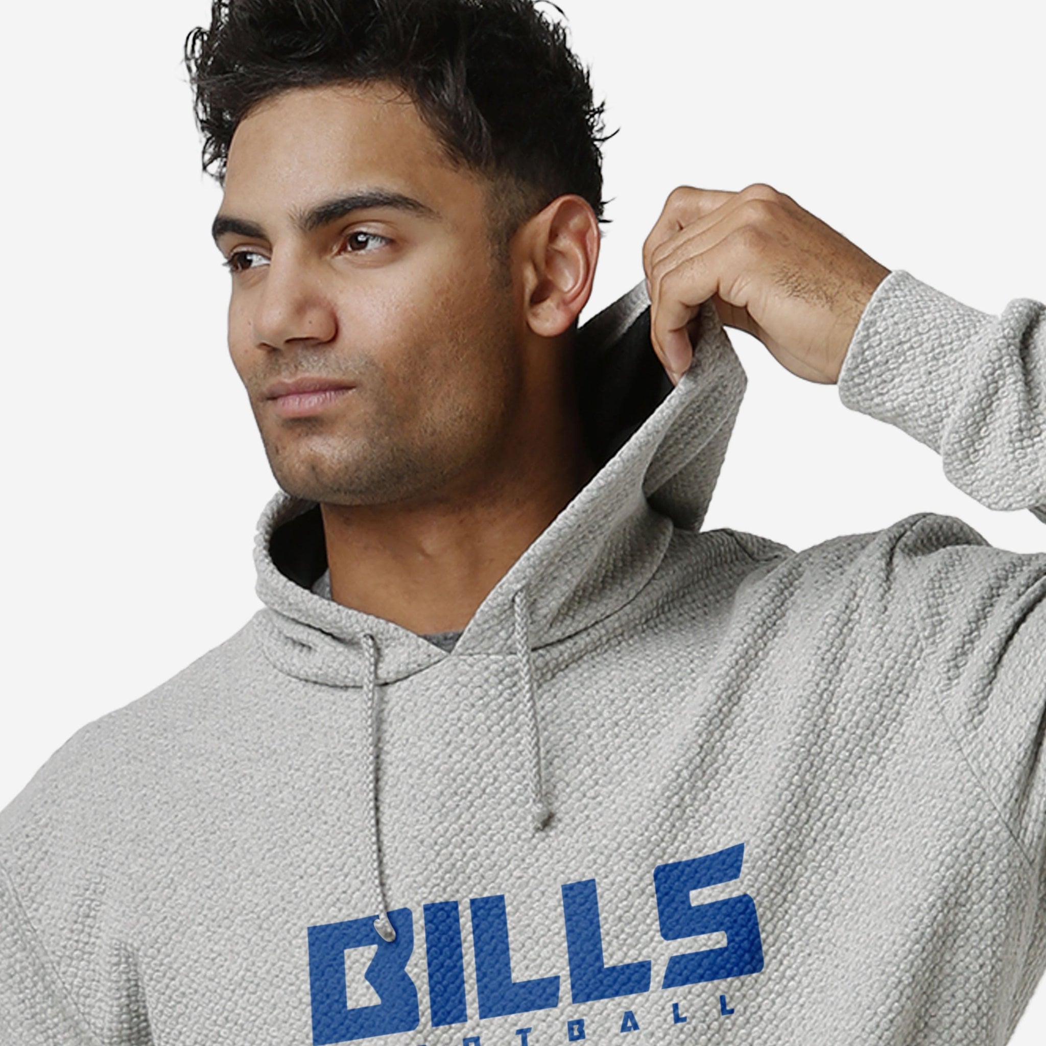 Buffalo Bills Womens Gray Woven Hoodie FOCO