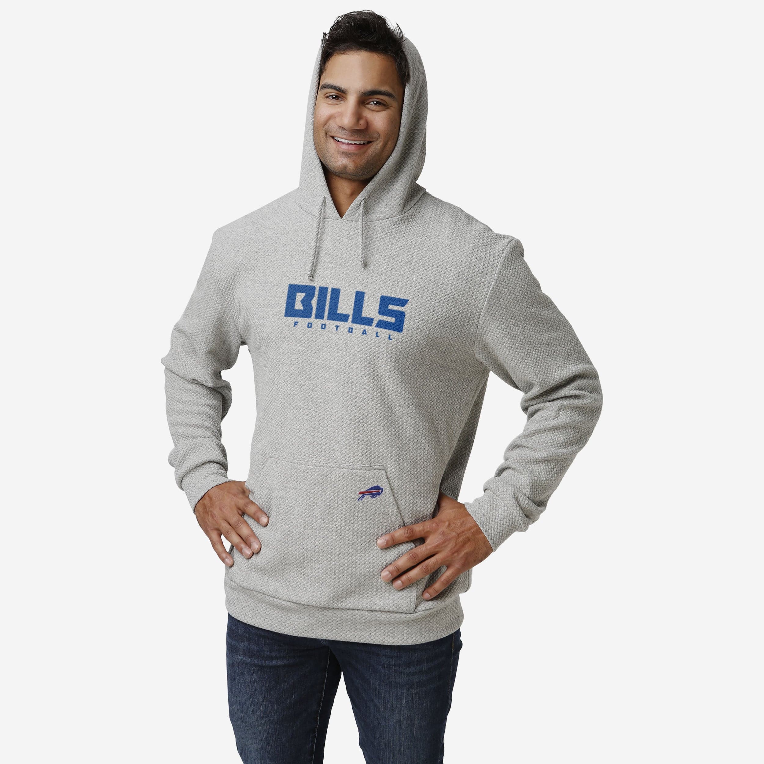 Buffalo Bills Womens Gray Woven Hoodie FOCO