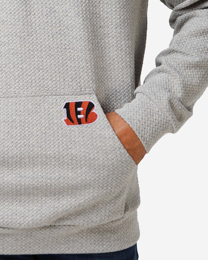 Cincinnati Bengals Gray Woven Hoodie FOCO - FOCO.com