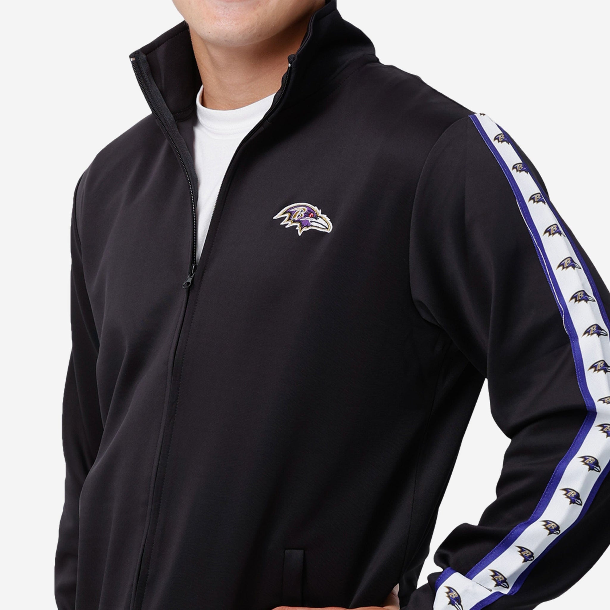 : FOCO Baltimore Ravens NFL Mens Fashion Track Suit - S : Sports  & Outdoors