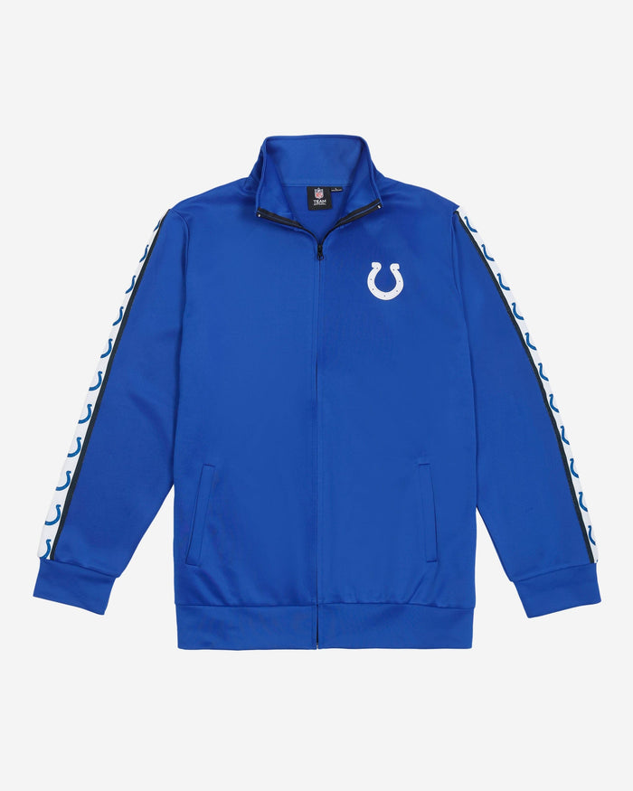 Indianapolis Colts Stripe Logo Track Jacket FOCO - FOCO.com