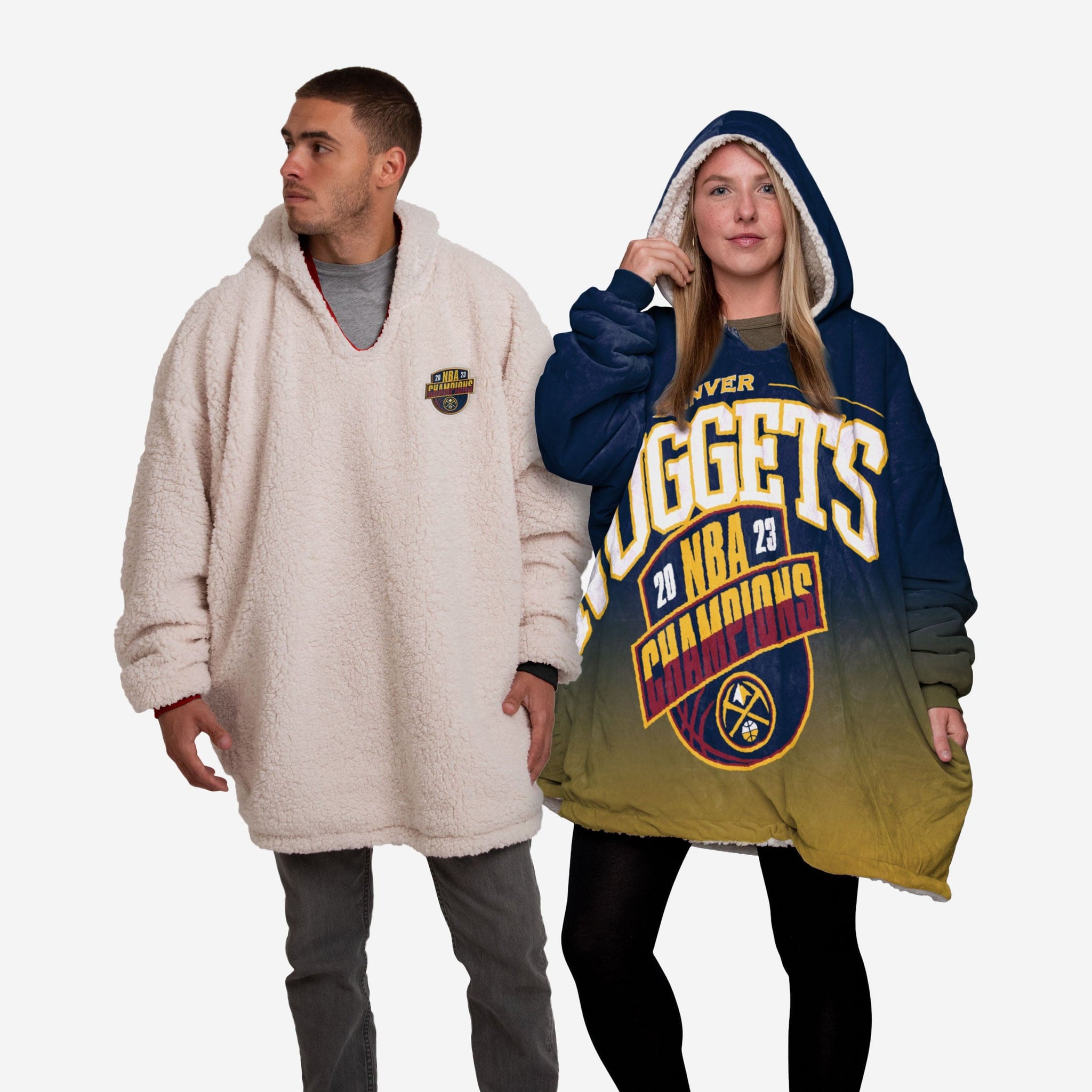 FOCO NFL Team Reversible Oversized Sherpa Hoodie Sweatshirt Hoodeez, Bold Logo Camo, One Size