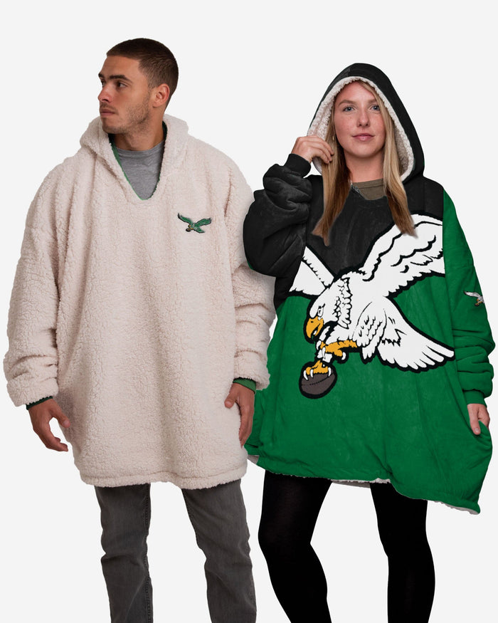 Official Philadelphia eagles mitchell and ness kelly green logo