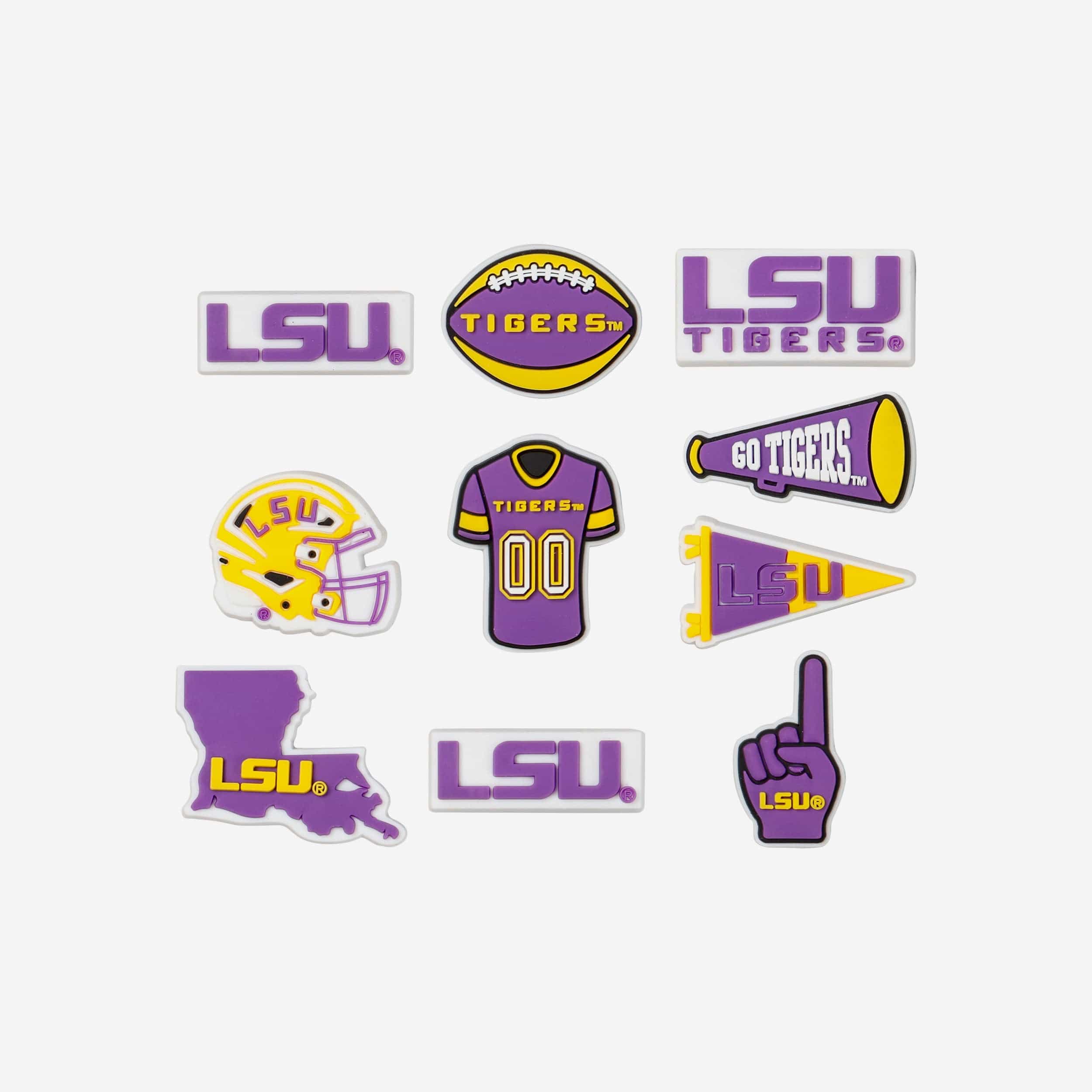 LSU Tigers Team Logo 12oz. Slim Can Holder