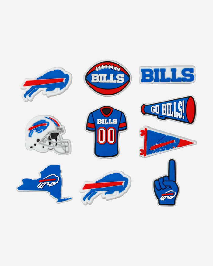 Buffalo Bills 10 Pack Team Clog Charms FOCO - FOCO.com