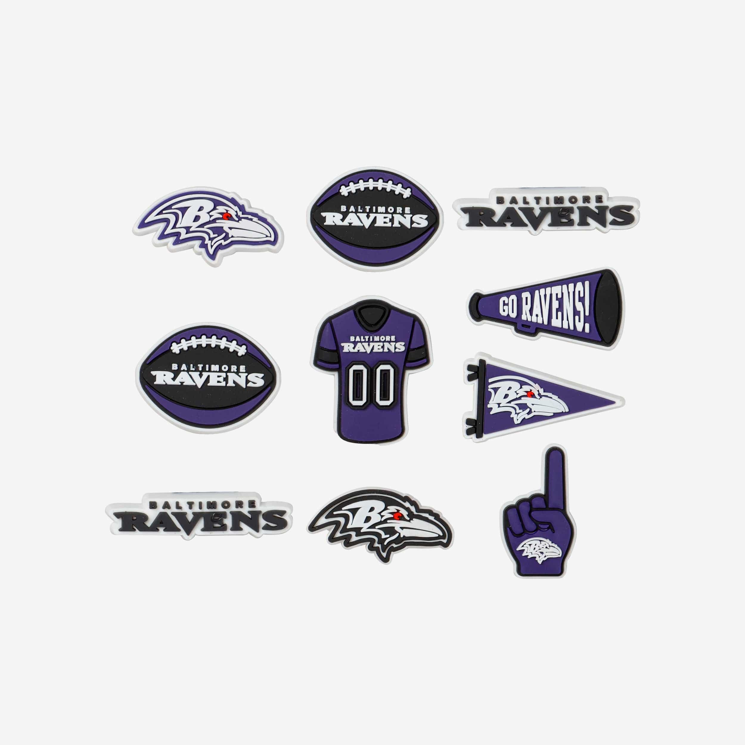 Minnesota Vikings 10 Pack Team Clog Charms FOCO