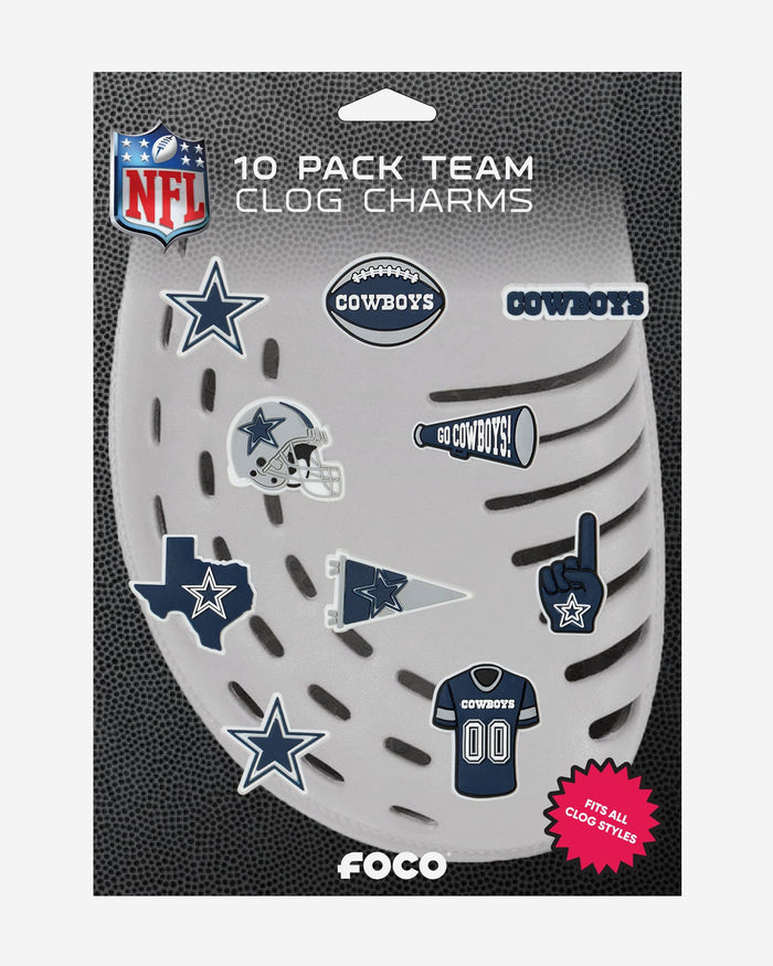 Dallas Cowboys FOCO Team Shoe Charms Five-Pack