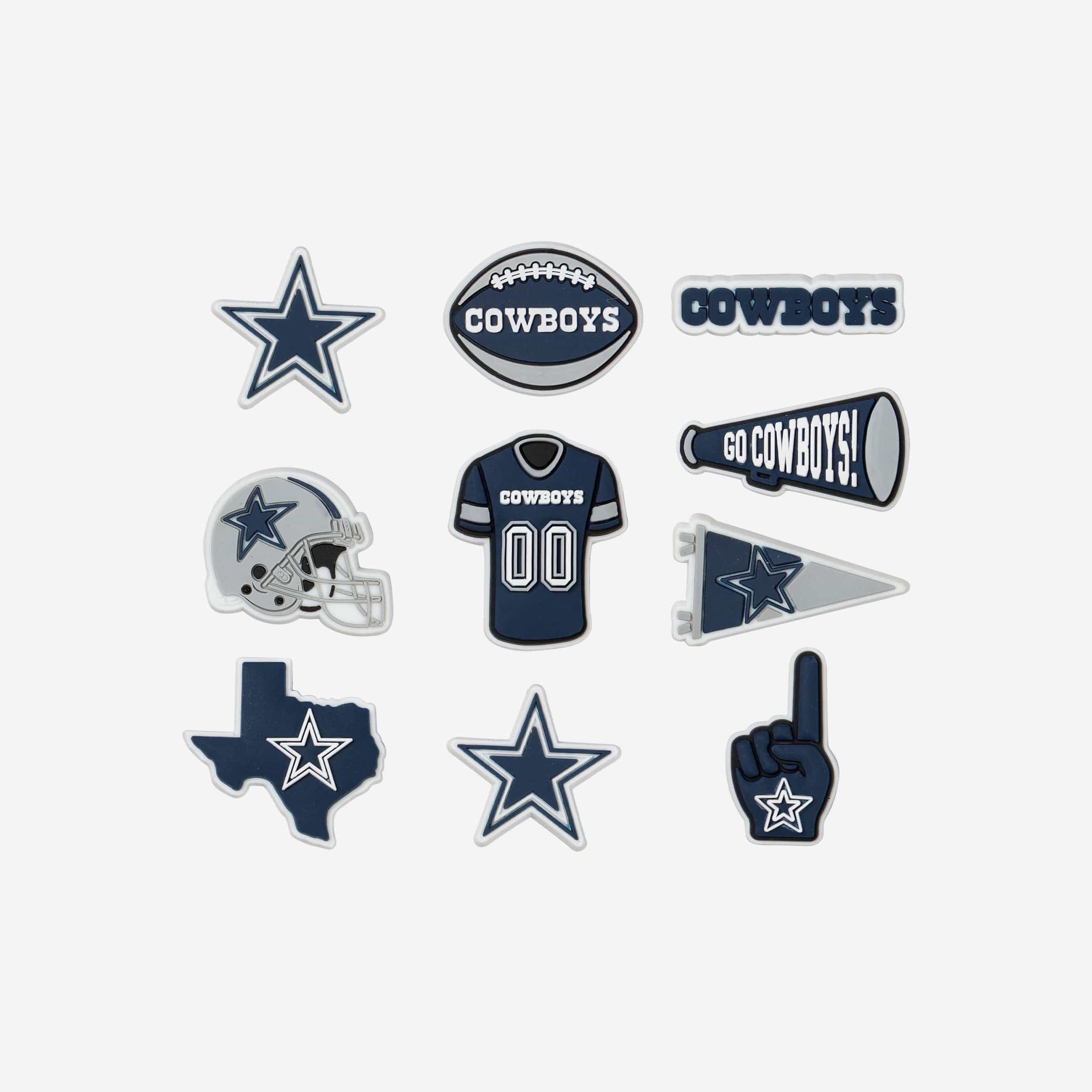 Accessories, Dallas Cowboys Jibbitz Set