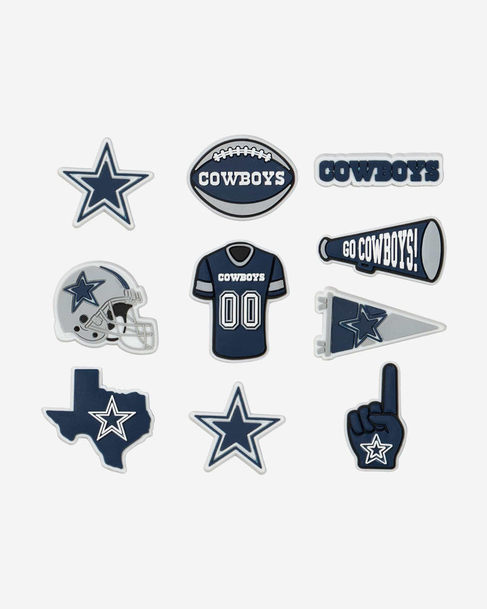 Dallas Cowboys 10 Pack Team Clog Charms FOCO - FOCO.com