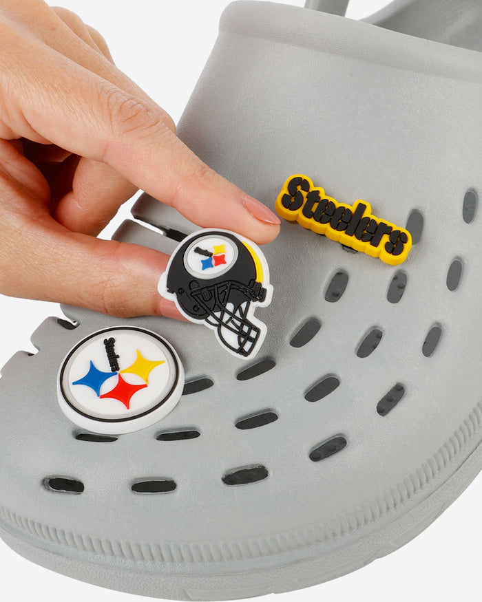 Pittsburgh Steelers 10 Pack Team Clog Charms FOCO - FOCO.com