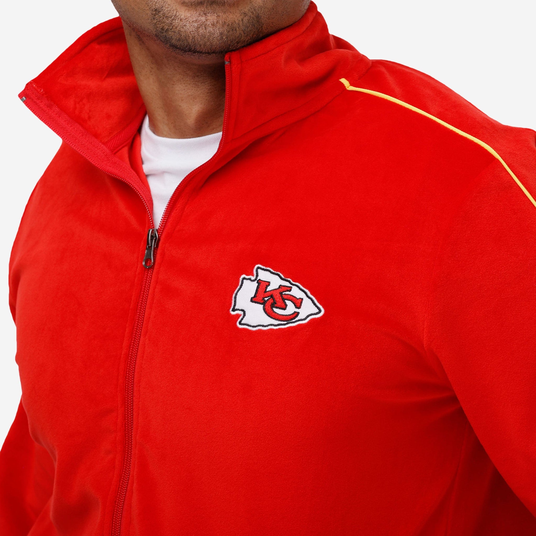 Kansas City Chiefs Womens Velour Hooded Sweatshirt FOCO