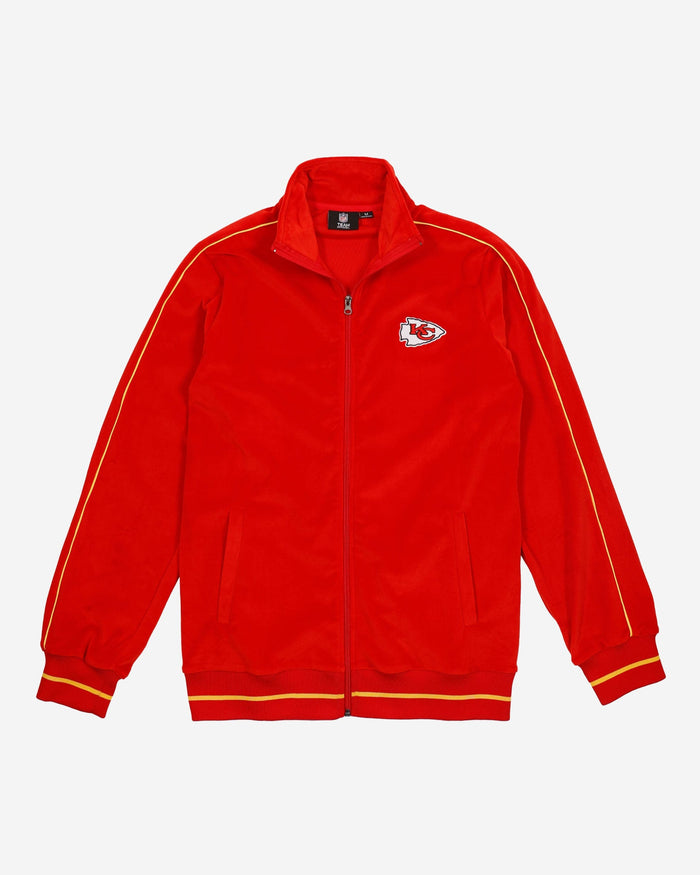 Kansas City Chiefs Velour Zip Up Top FOCO - FOCO.com