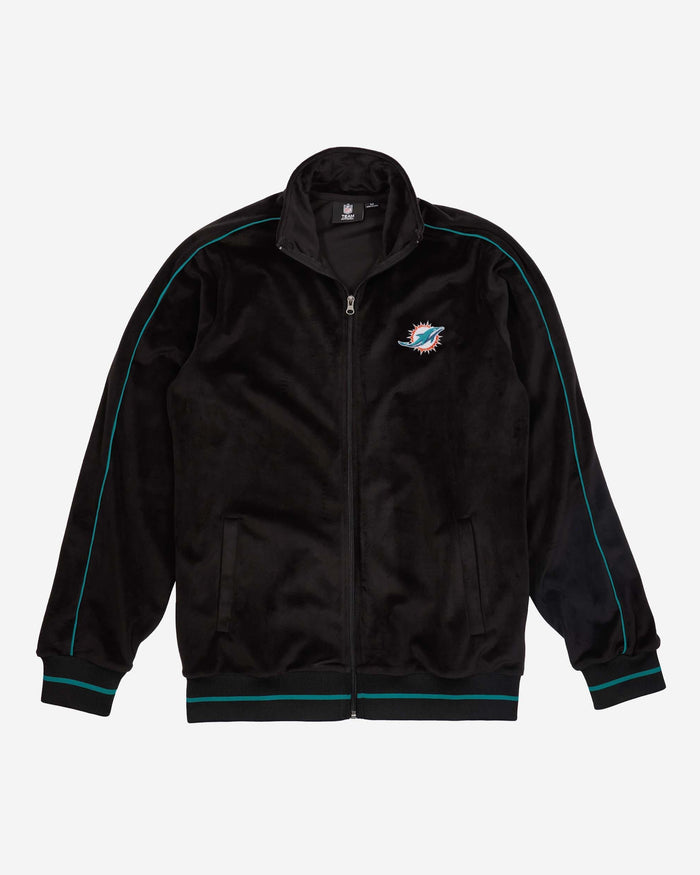 Miami Dolphins Velour Zip Up Top FOCO - FOCO.com