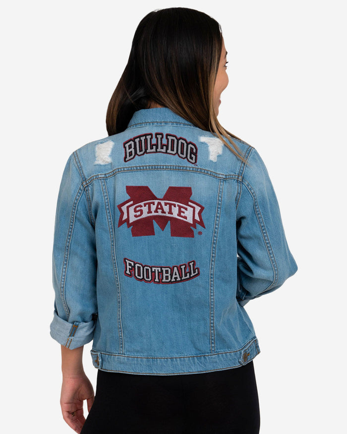 Mississippi State Bulldogs Womens Denim Days Jacket FOCO - FOCO.com