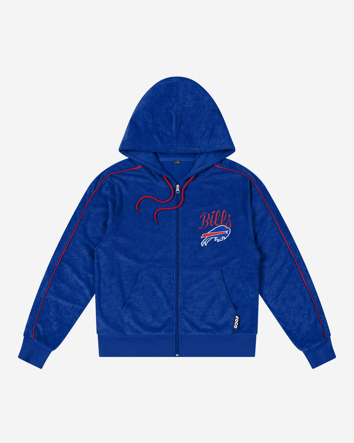 Buffalo Bills Womens Terry Knit Zip Up Top FOCO - FOCO.com