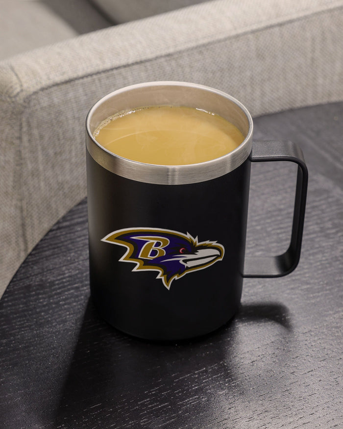 Baltimore Ravens Team Color Insulated Stainless Steel Mug FOCO - FOCO.com