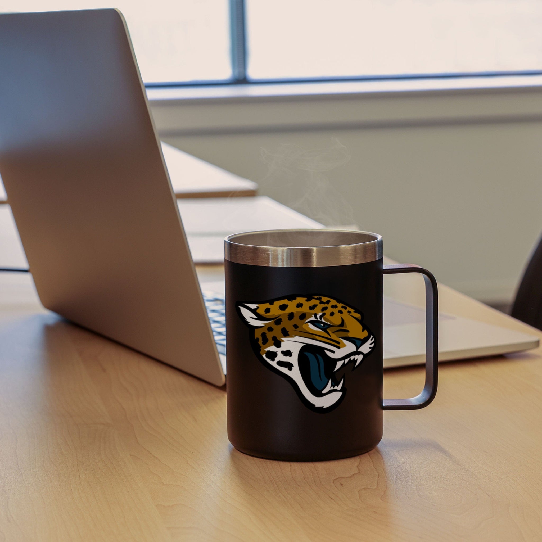 MemoryCo Officially Licensed NFL 15oz Reflective Mug - Jaguars