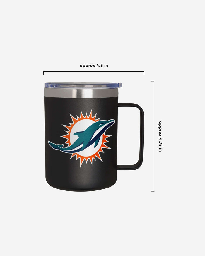 Miami Dolphins Team Color Insulated Stainless Steel Mug FOCO - FOCO.com