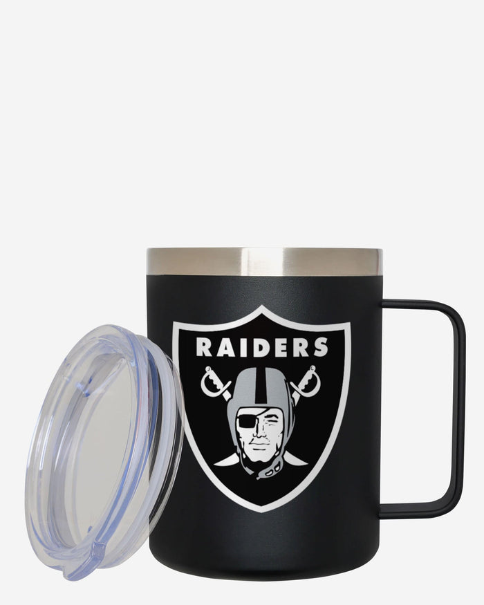 Vintage 1996 Raiders NFL 22 oz Super Thermo Insulated Mug Thermos.