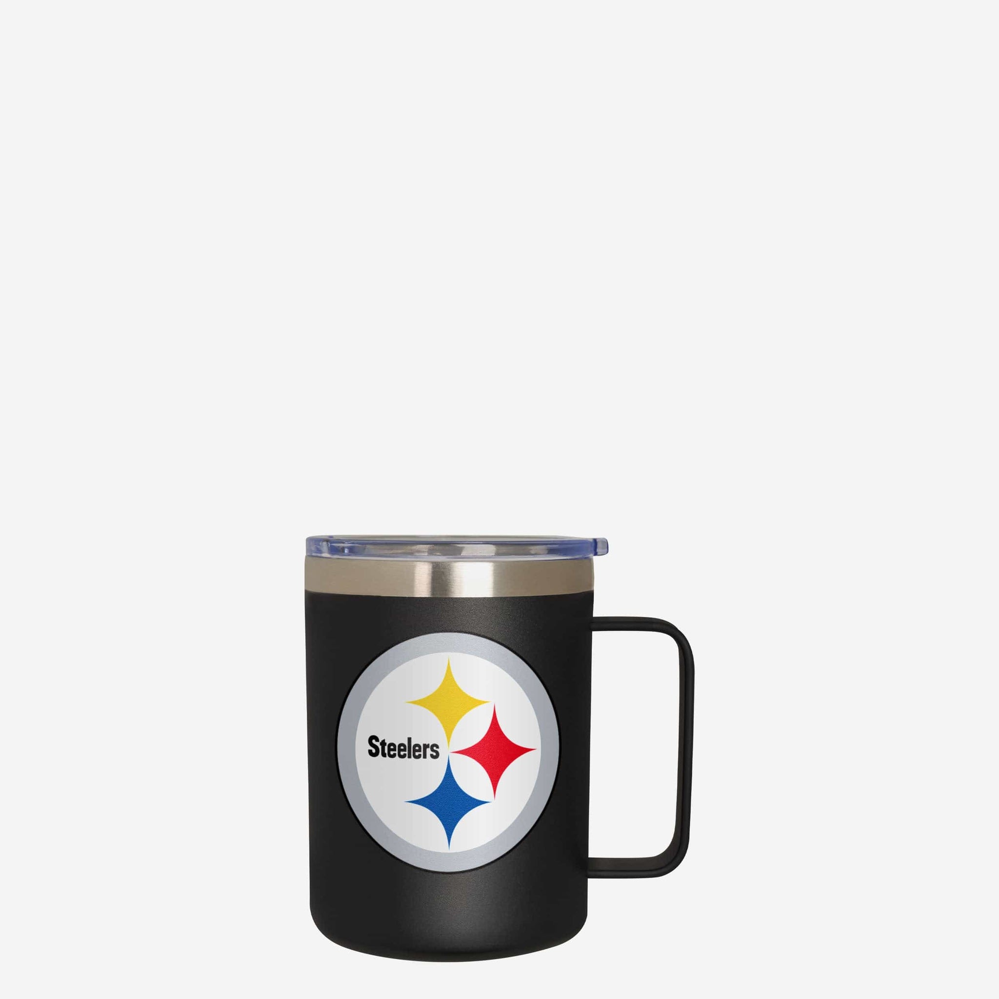 Pittsburgh Steelers Large Team Color Clear Sports Bottle FOCO