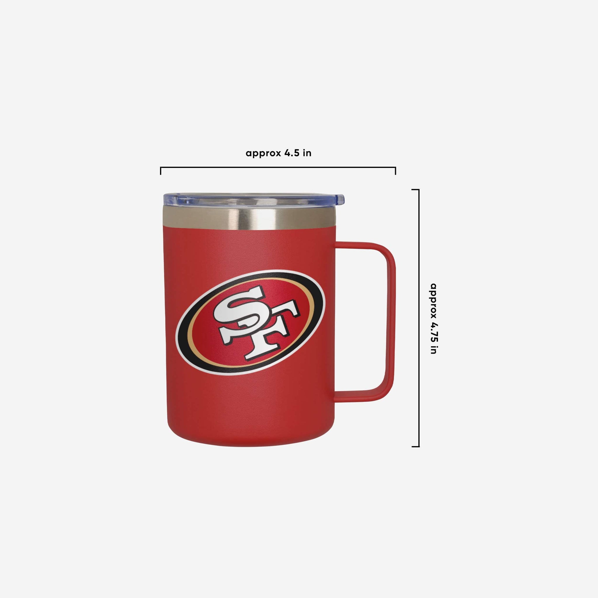 San Francisco 49ers 14oz Team Logo Relief Mug