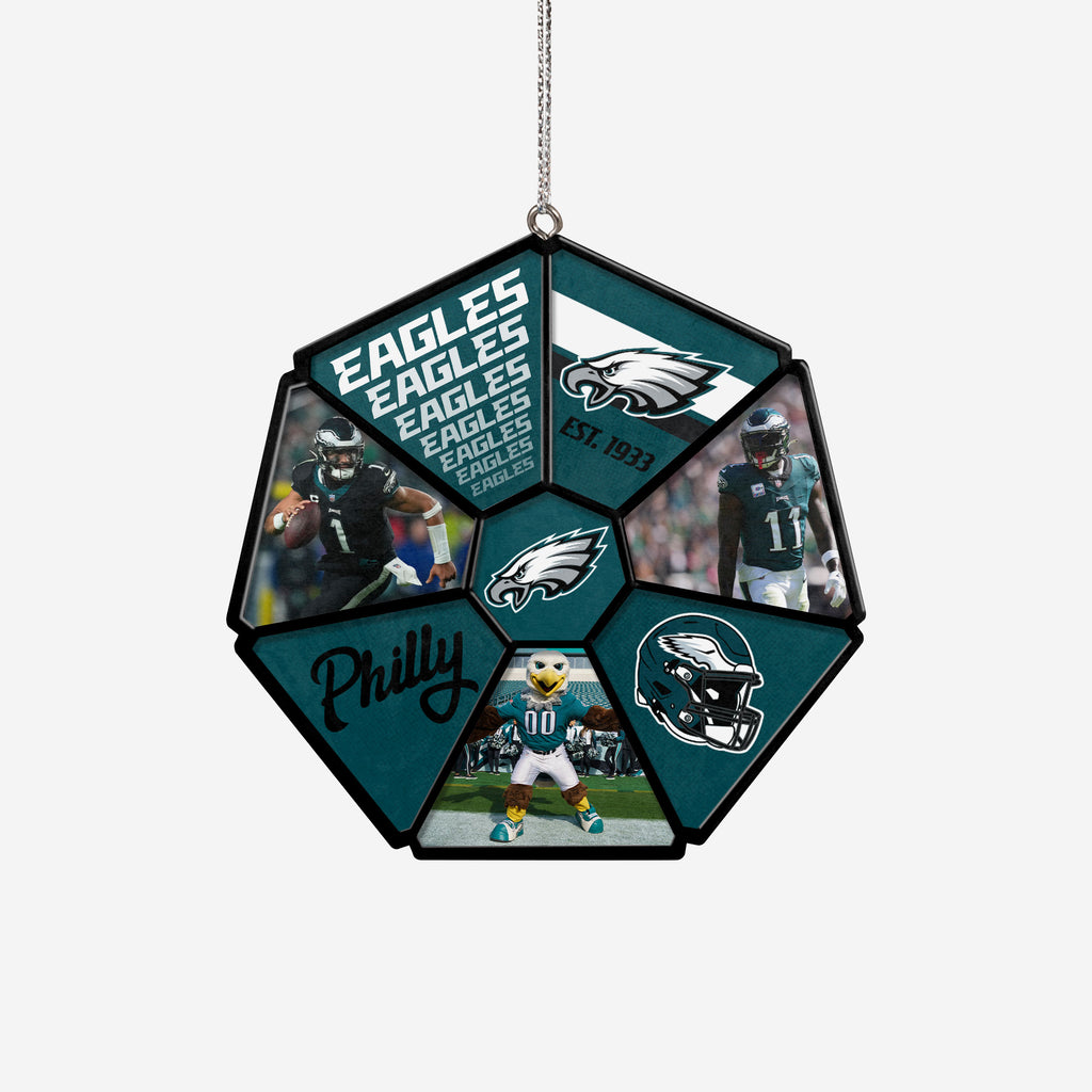 Philadelphia Eagles Team Wheel Ornament FOCO - FOCO.com