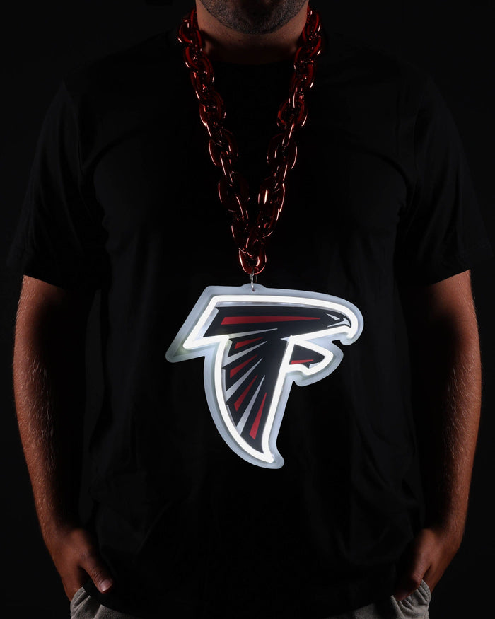 Atlanta Falcons Neon Light Up Big Logo Chain FOCO - FOCO.com