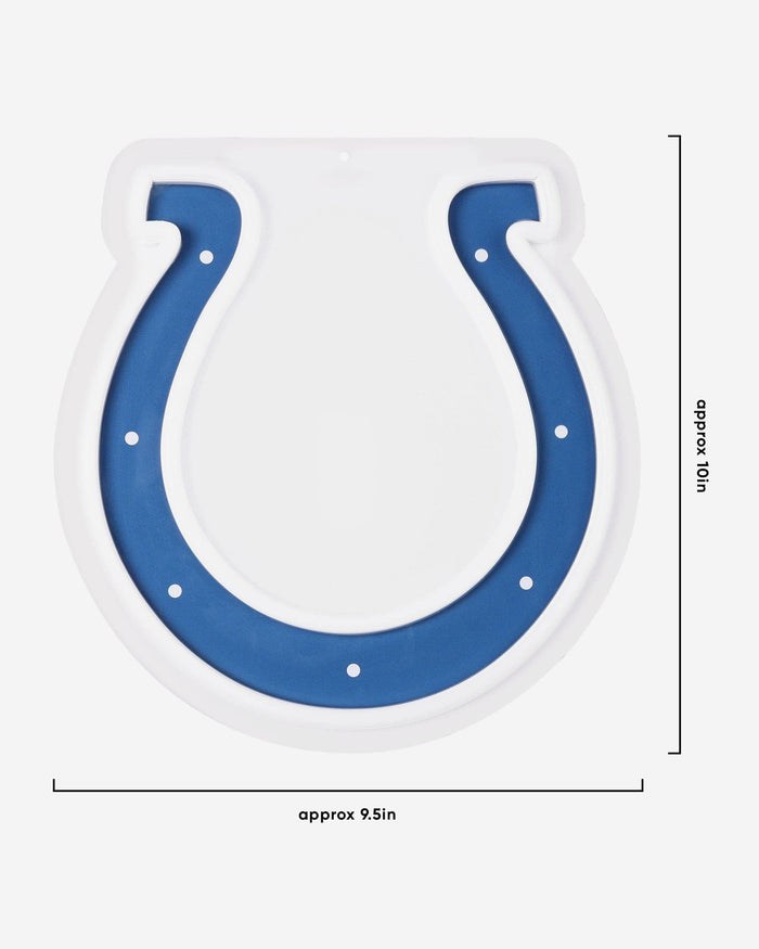 Indianapolis Colts Neon Light Up Big Logo Chain FOCO - FOCO.com