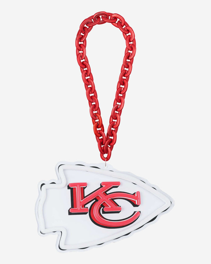 Kansas City Chiefs Neon Light Up Big Logo Chain FOCO - FOCO.com