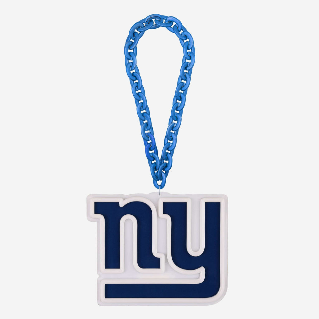 New York Giants Neon Light Up Big Logo Chain FOCO - FOCO.com