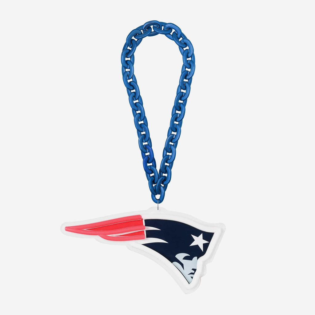 New England Patriots Neon Light Up Big Logo Chain FOCO - FOCO.com