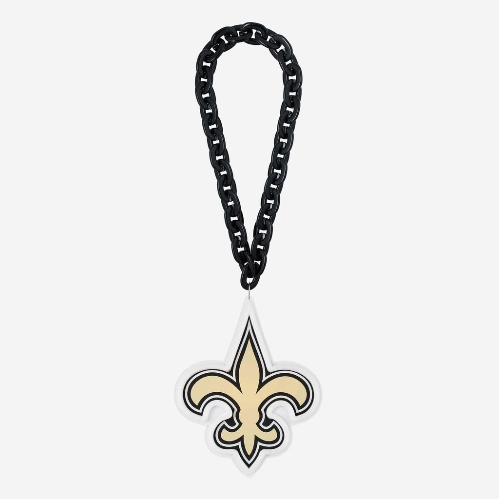 New Orleans Saints Neon Light Up Big Logo Chain FOCO - FOCO.com