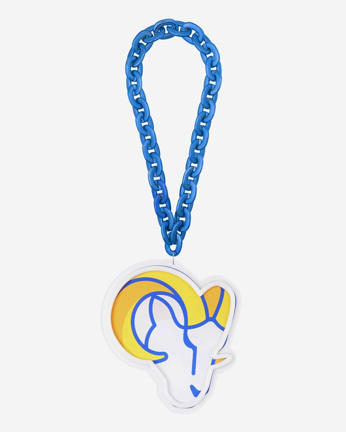 Los Angeles Rams Neon Light Up Big Logo Chain FOCO - FOCO.com