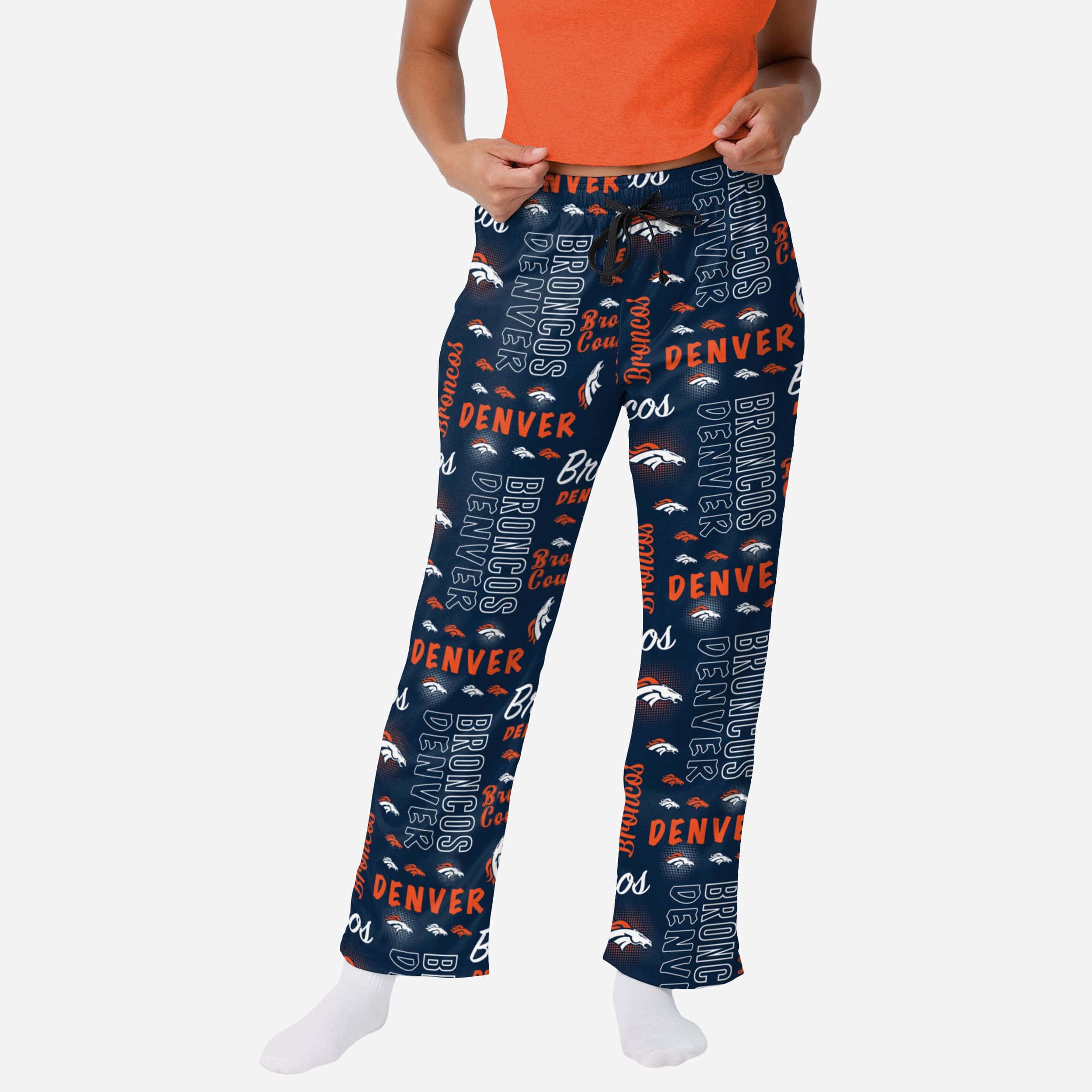 Denver Broncos Pajama Pants, Broncos Sleepwear, Sleep Sets