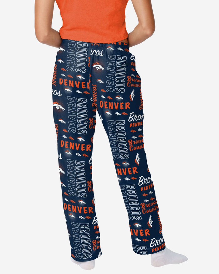 FOCO Denver Broncos NFL Mens Repeat Print Lounge Pants