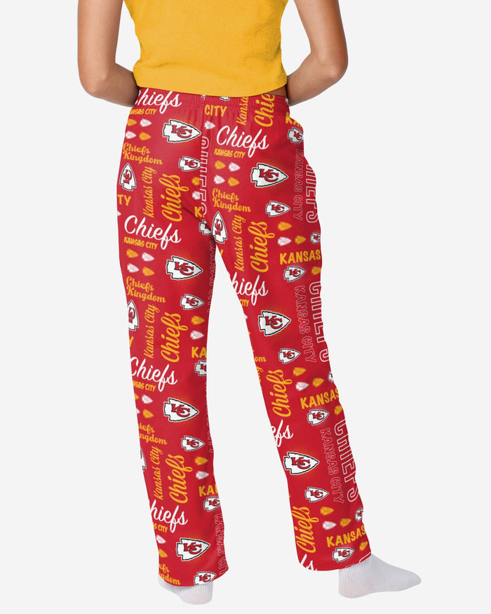 Kansas City Chiefs Womens Mini Print Lounge Pants FOCO - FOCO.com