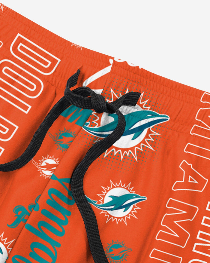 Miami Dolphins Womens Mini Print Lounge Pants FOCO
