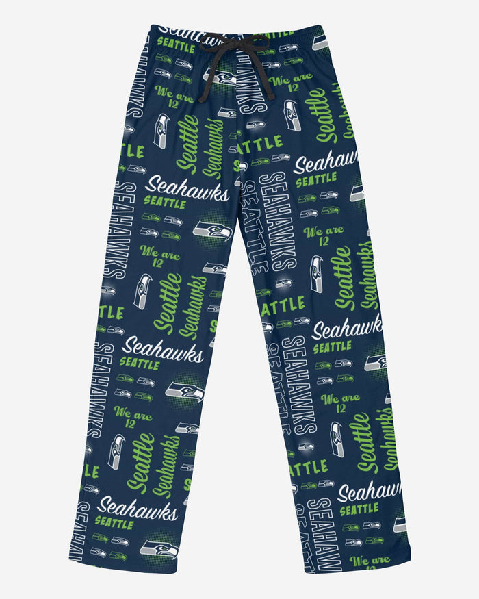 Seattle Seahawks Womens Mini Print Lounge Pants FOCO - FOCO.com